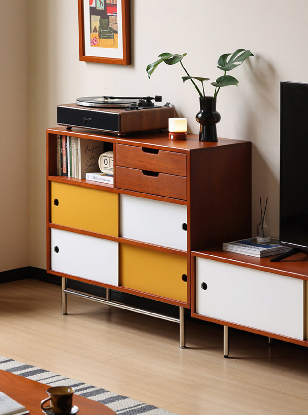 Estel Solid Wood Sideboard