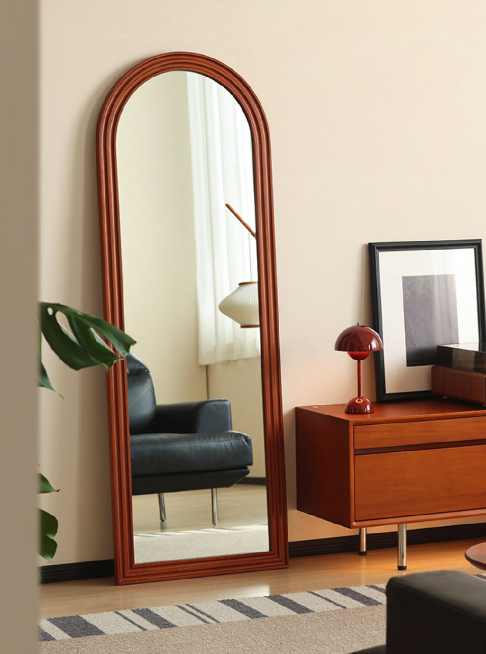 Duro Solid Wood Standing Mirror