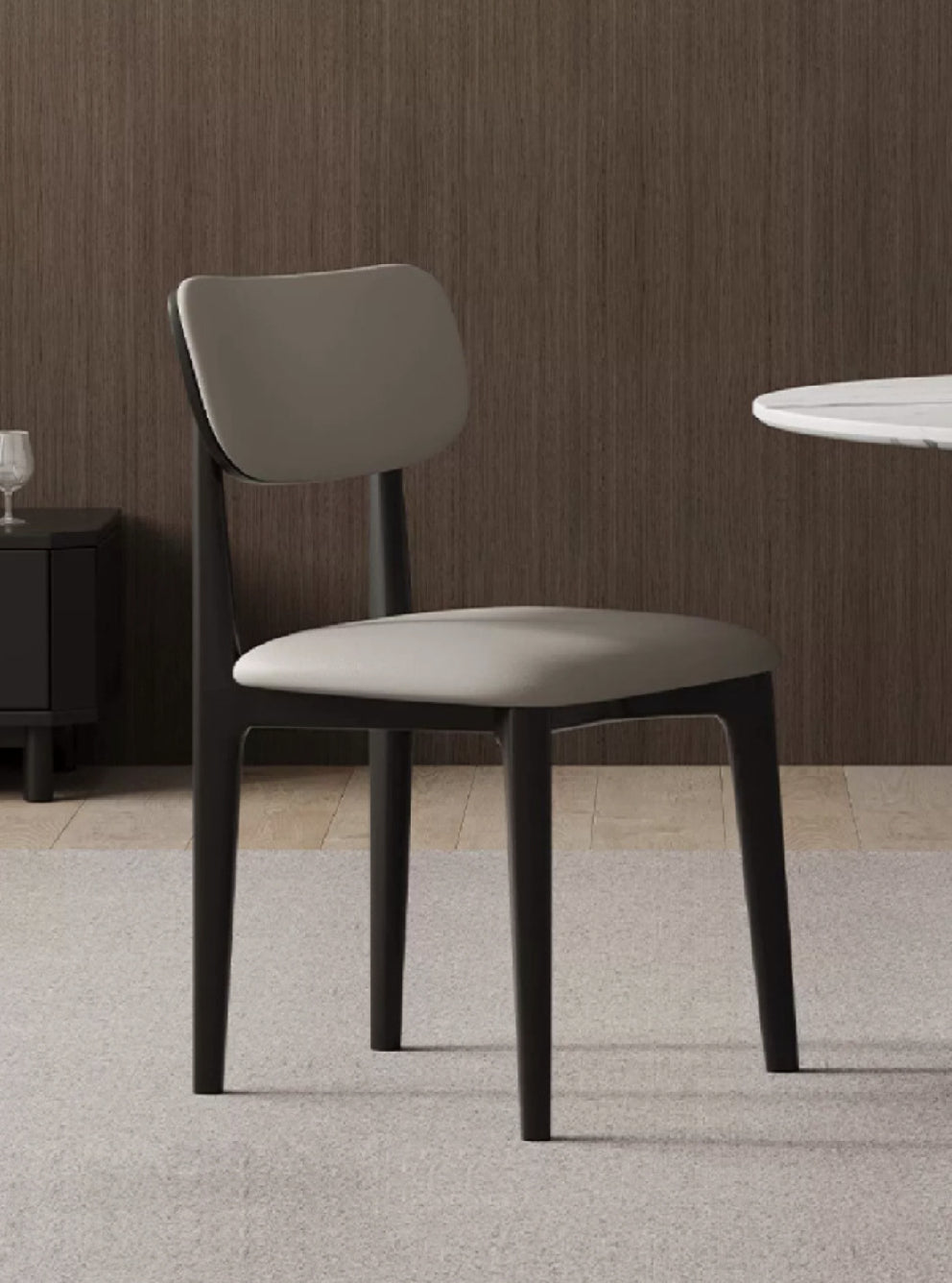 Melo Solid Wood Chair with Cushion