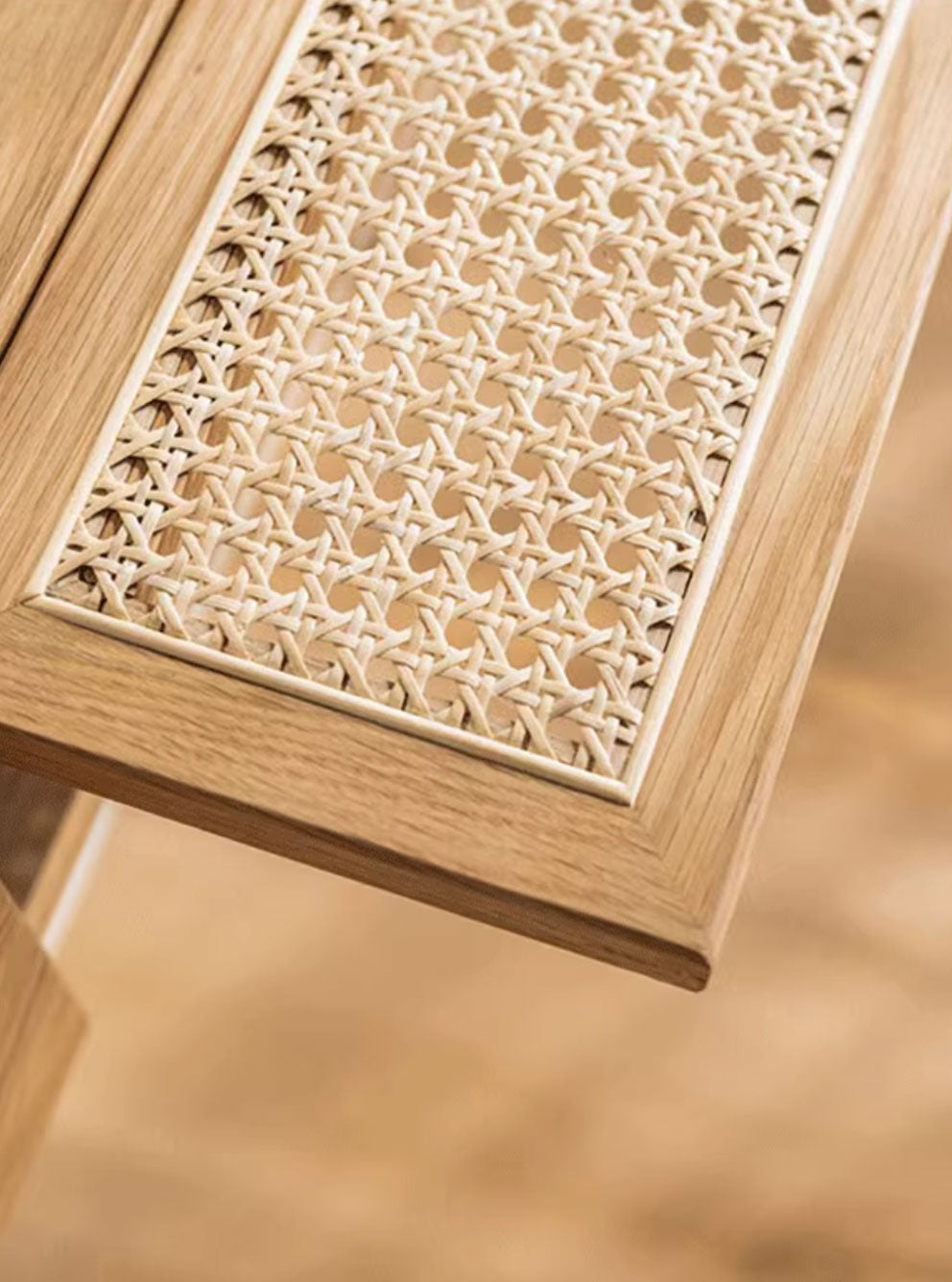 Floating Solid Wood TV Console