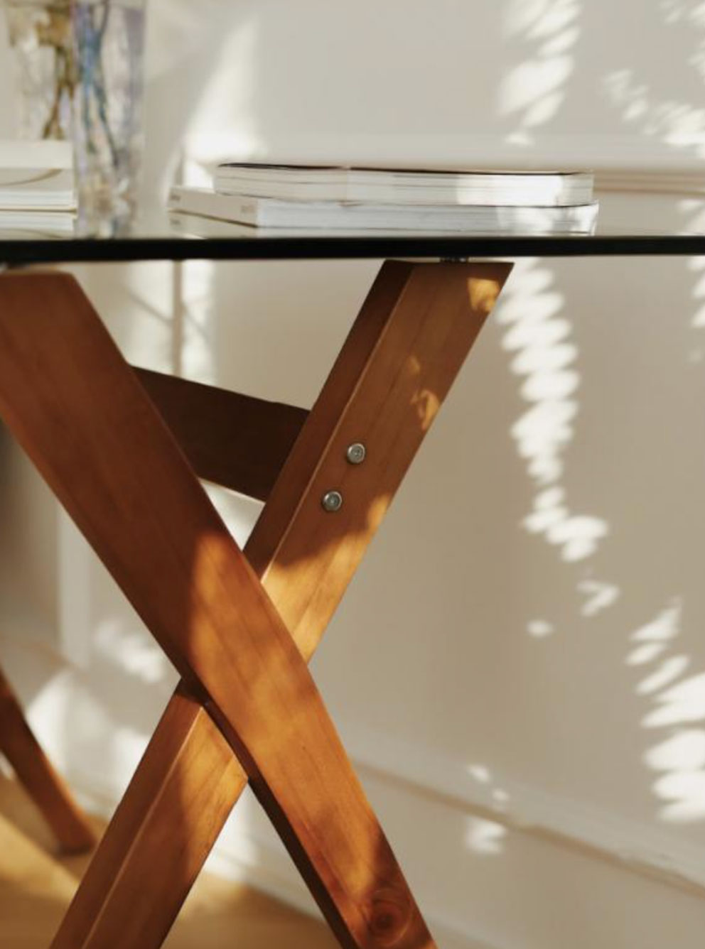 Vaso Glass Top Table