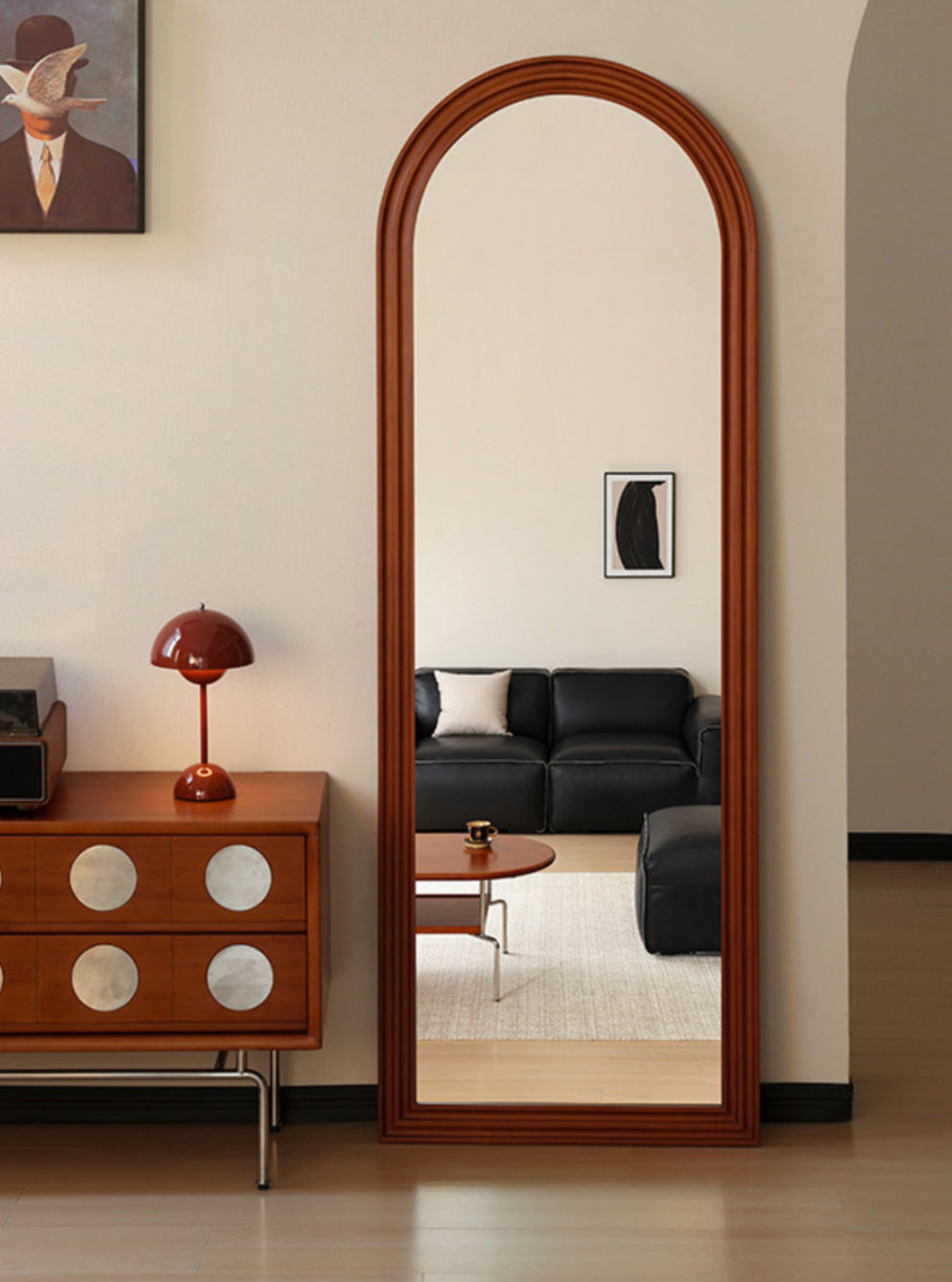 Duro Solid Wood Standing Mirror