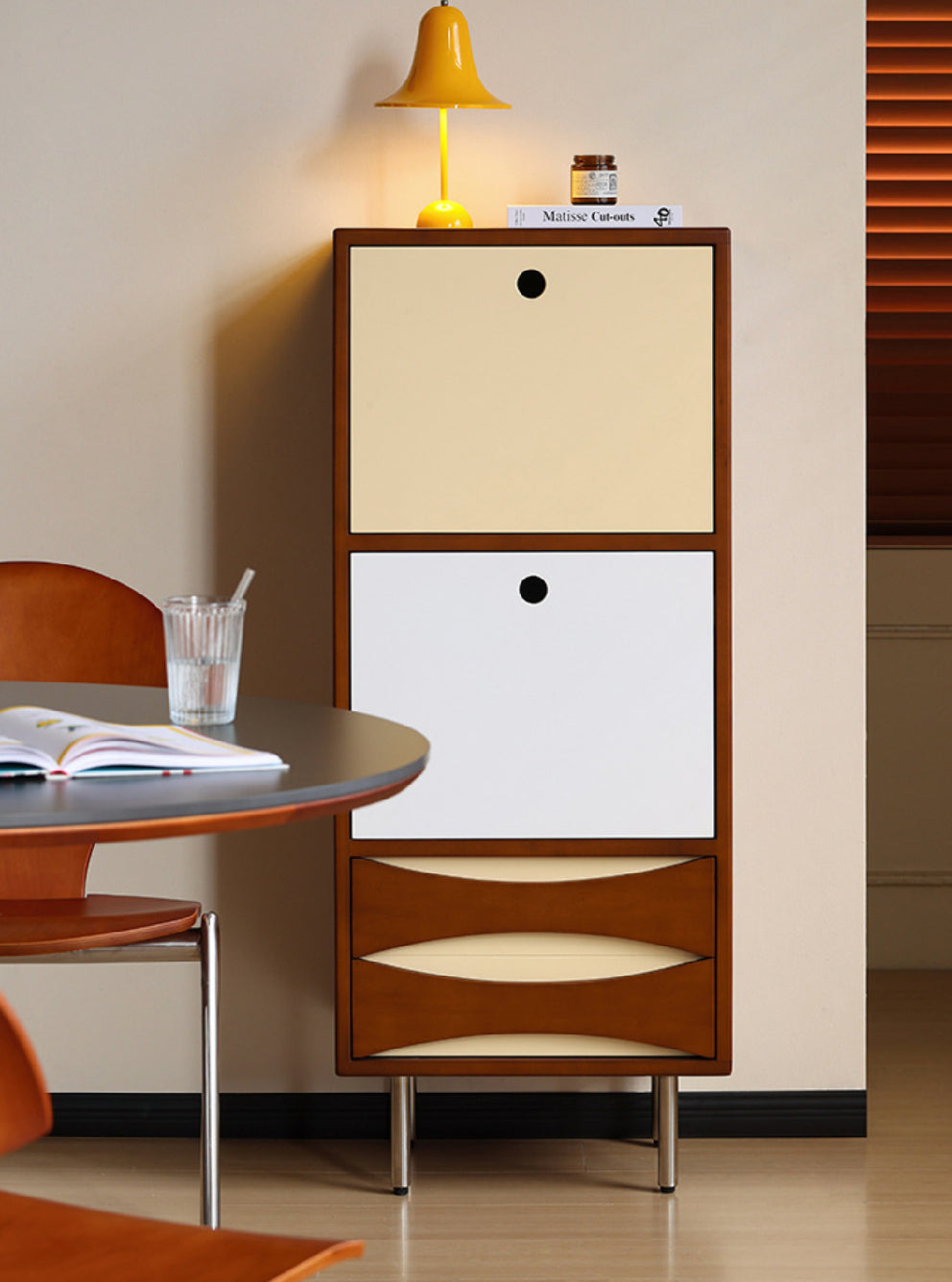 Ocaso Solid Wood Cabinet