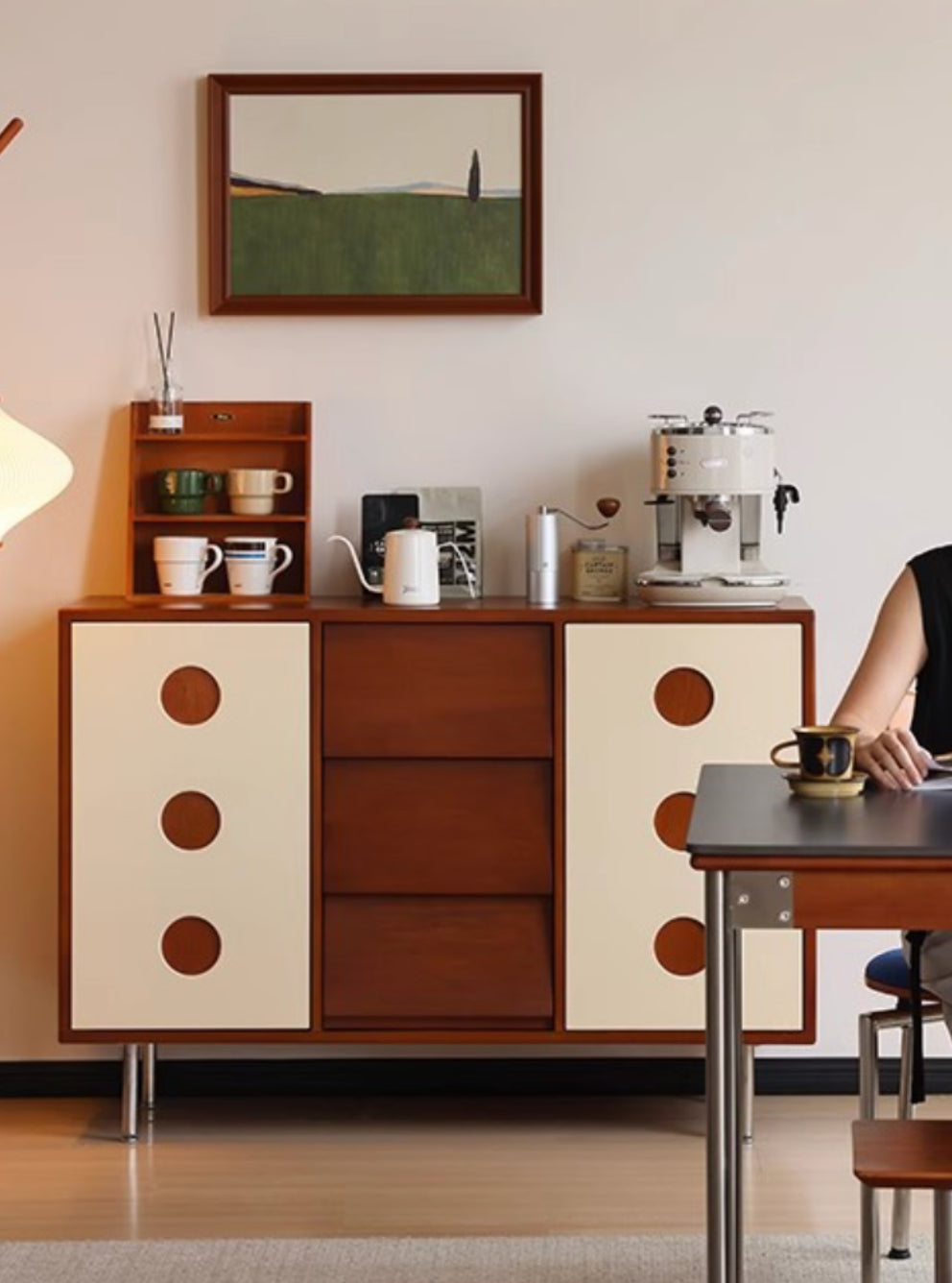 Boki Solid Wood Cabinet