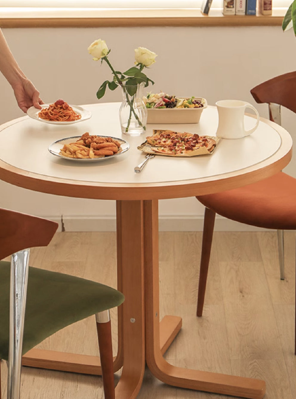 Orion Mid-Century Modern Round Table