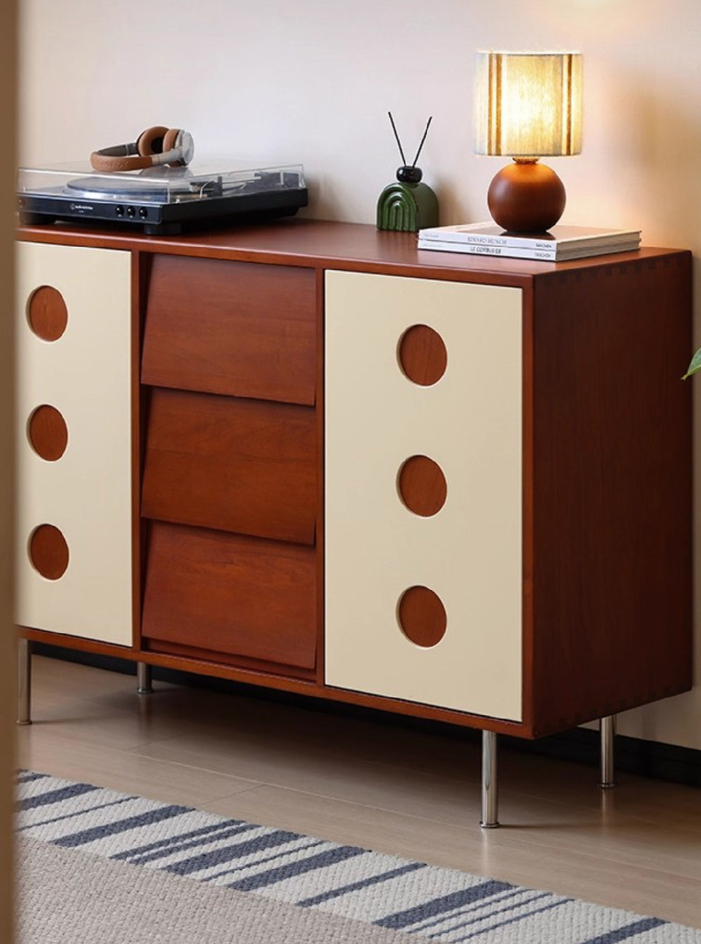 Boki Solid Wood Cabinet