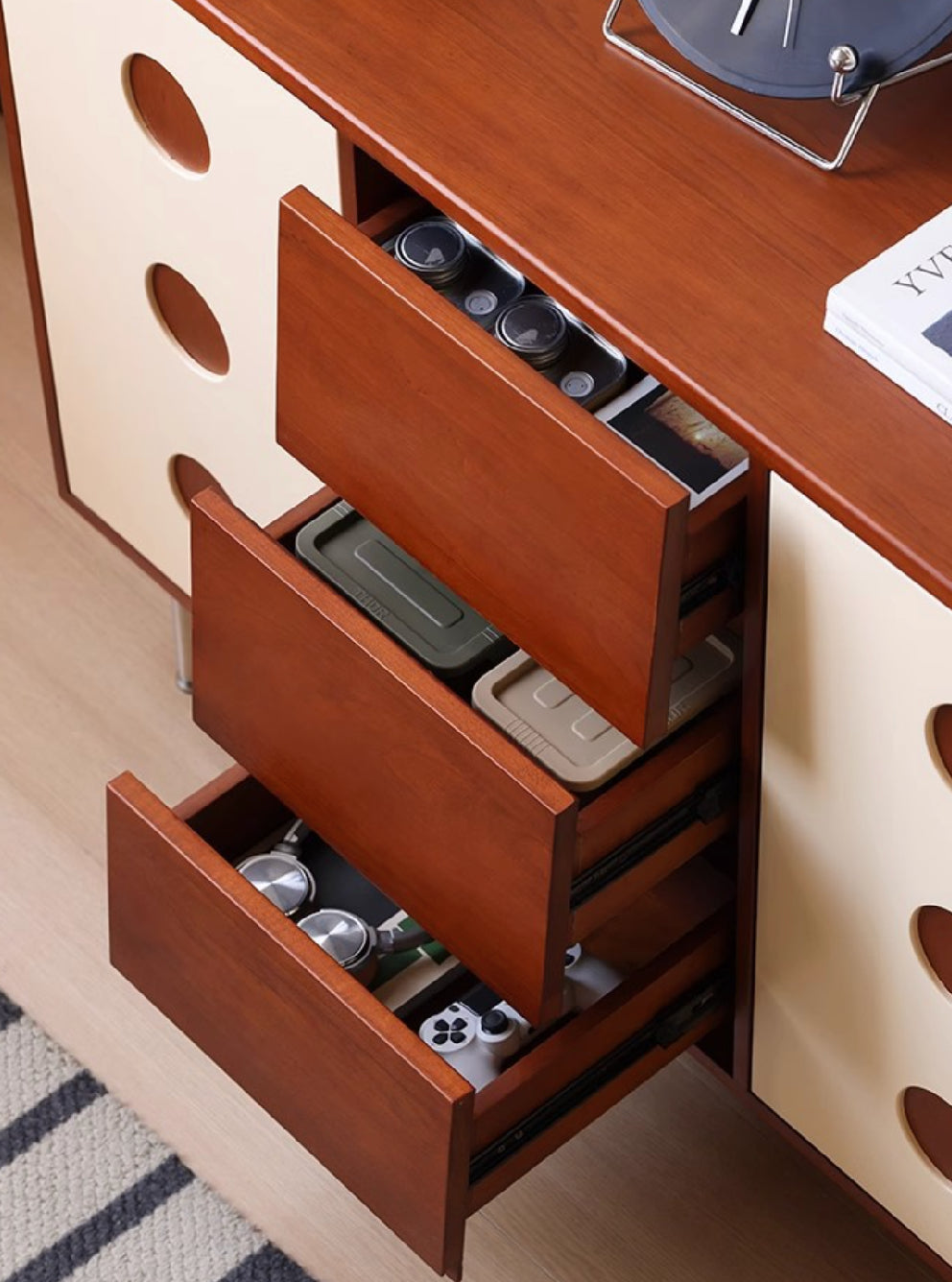 Boki Solid Wood Cabinet