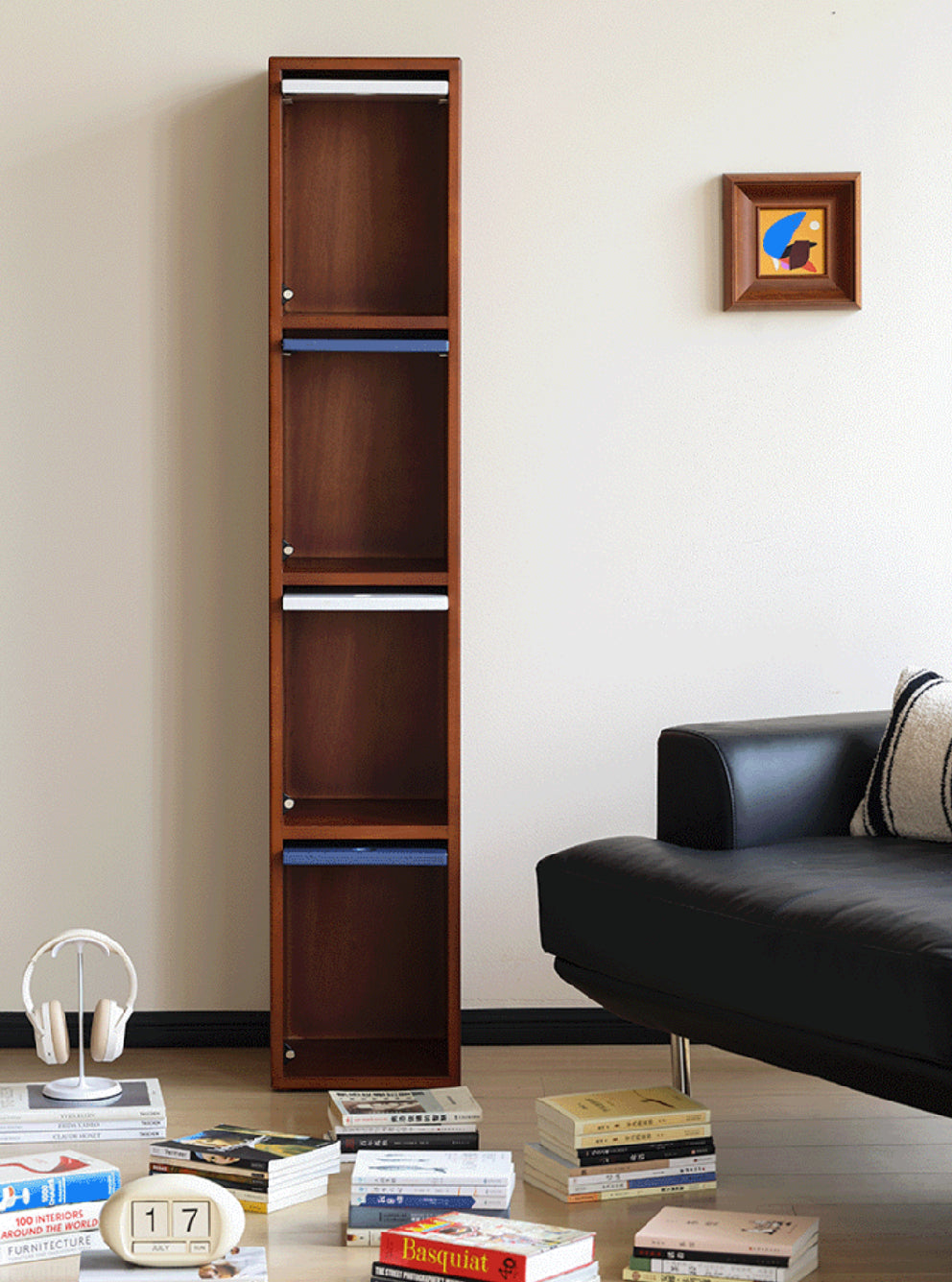 Seis Super Slim Solid Wood Cabinet