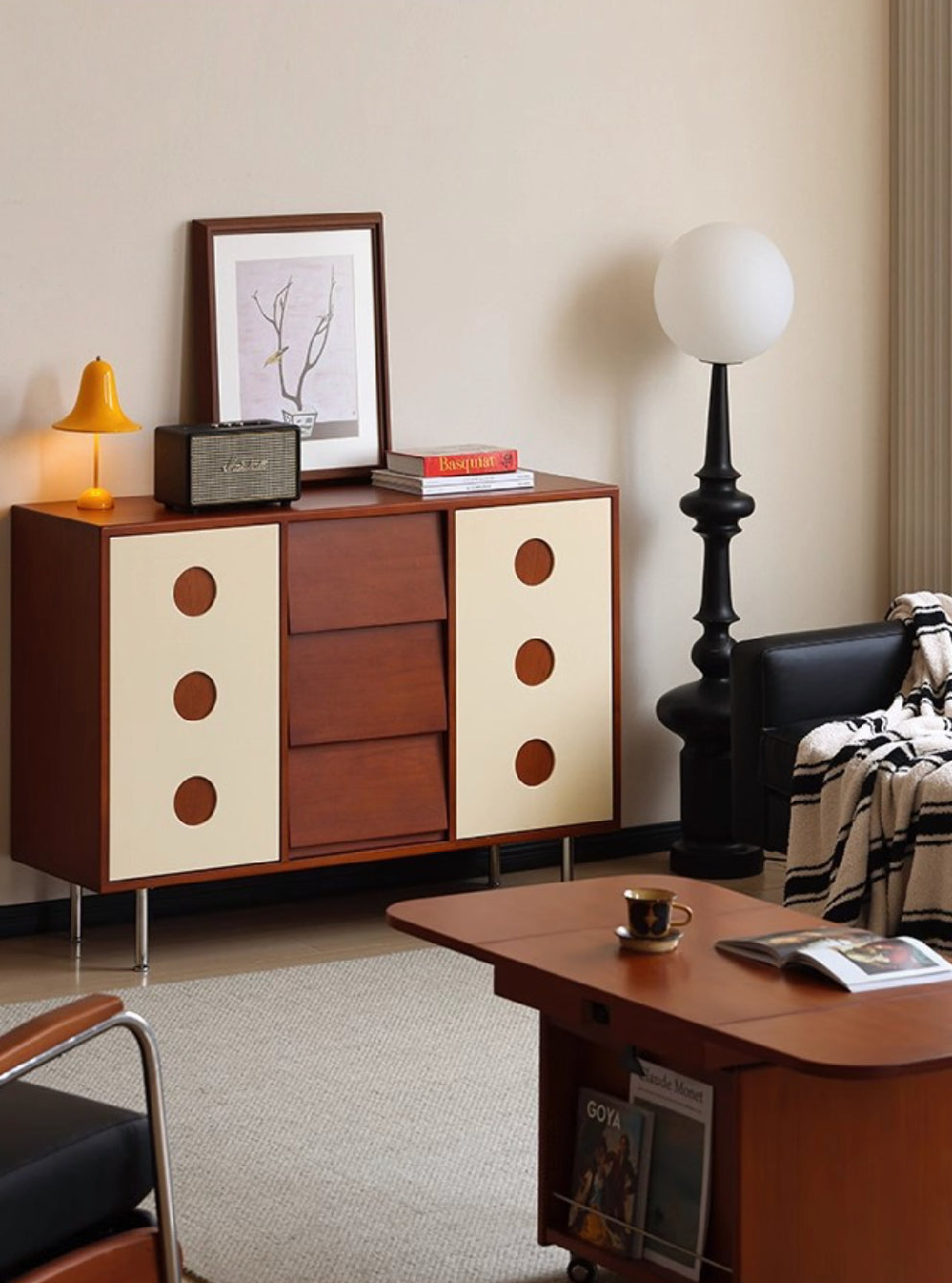 Boki Solid Wood Cabinet