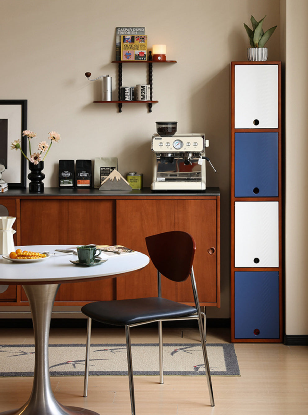 Seis Super Slim Solid Wood Cabinet