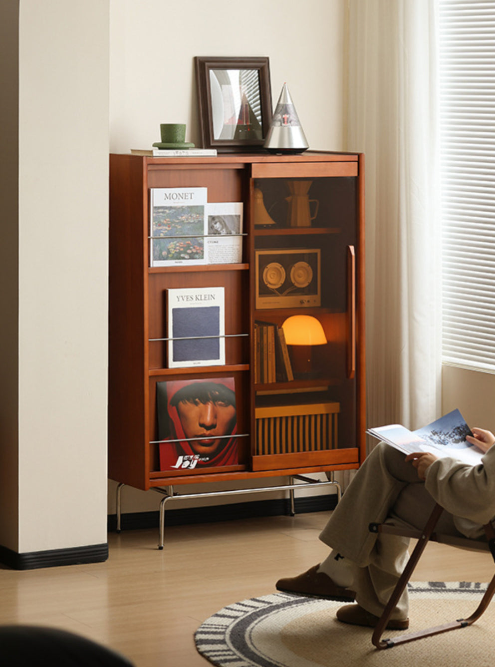 Mogu Solid Wood Cabinet