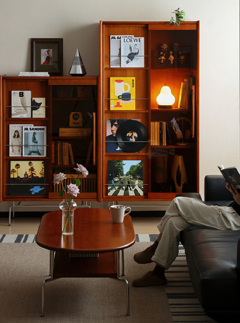 Mogu Solid Wood Cabinet