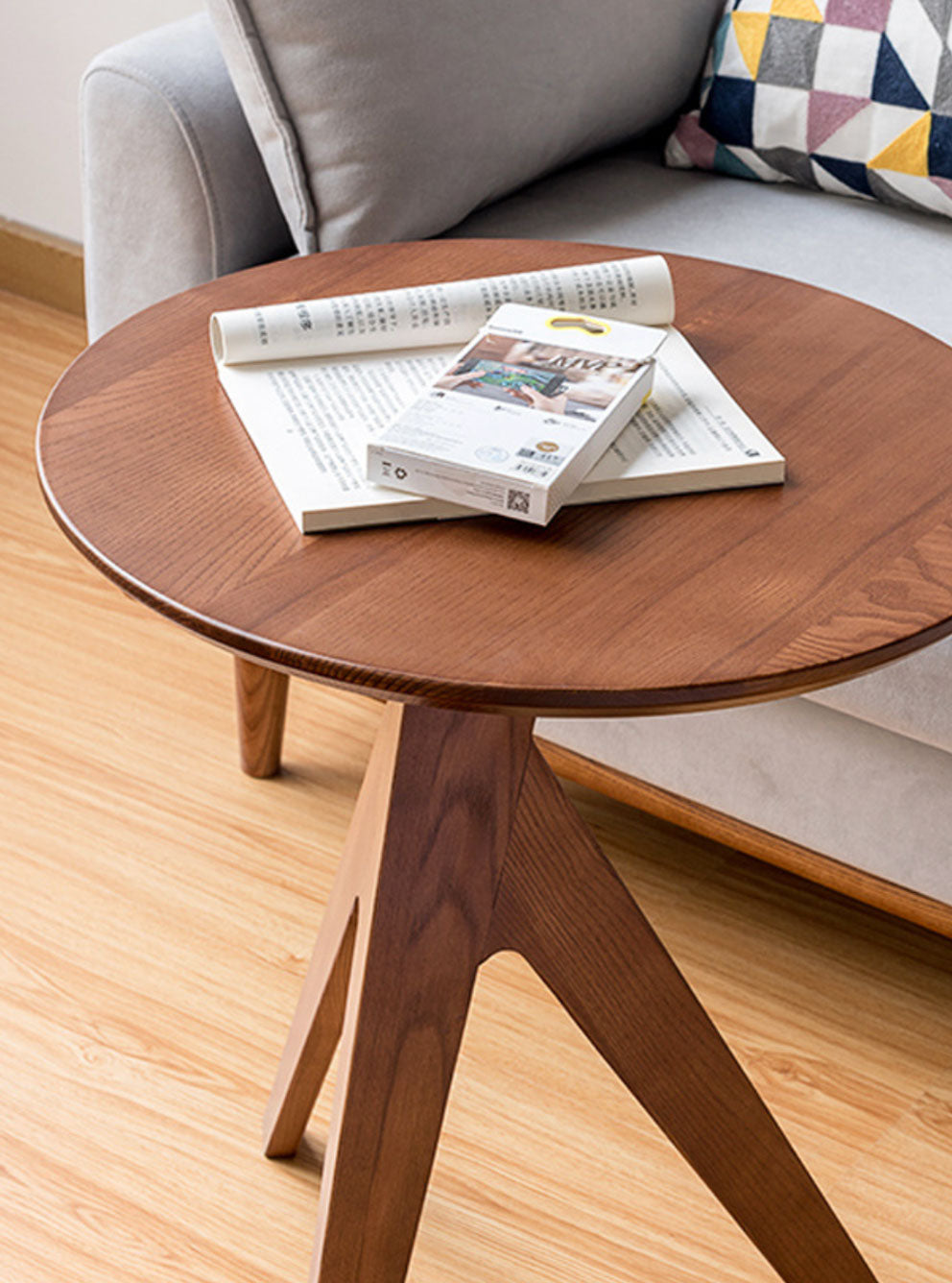 Mora Solid Wood Side Table