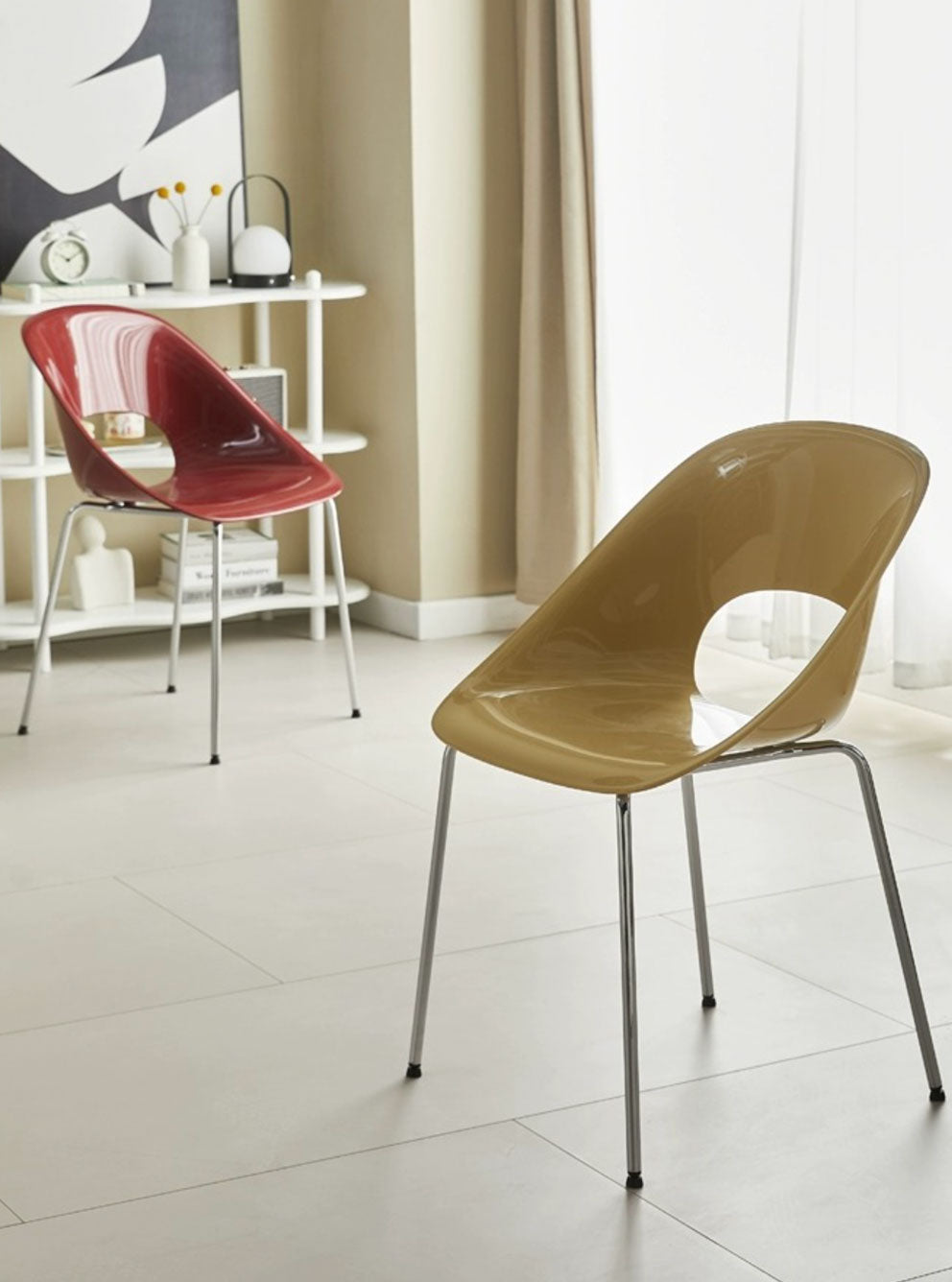 Coloree Retro Plastic Chair