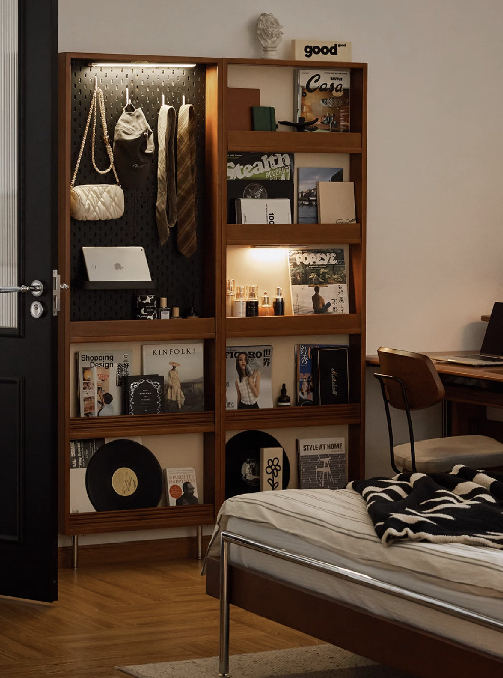 Solid Wood Super Slim Rack