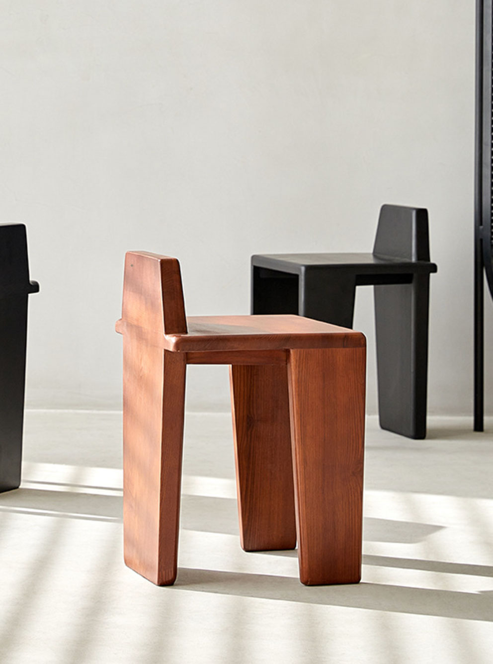 Solid Wood Chunky Chair