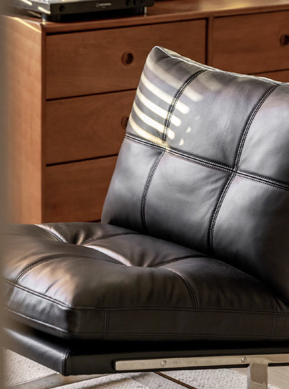 Basset Stainless Steel Lounge Chair
