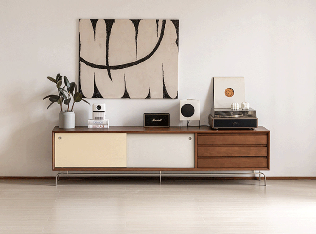 Moonrise Solid Wood TV Console
