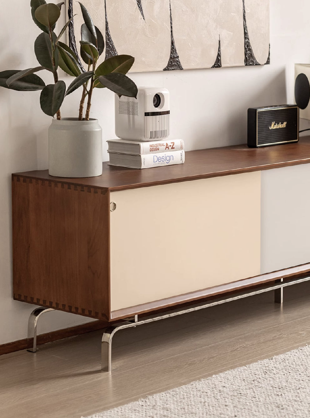 Moonrise Solid Wood TV Console