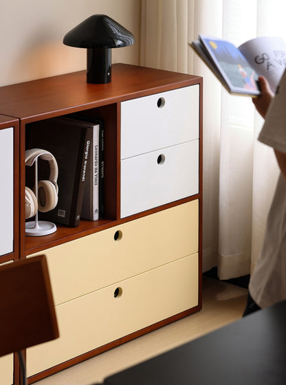Palette Solid Wood Modular Cabinet (Stackable)