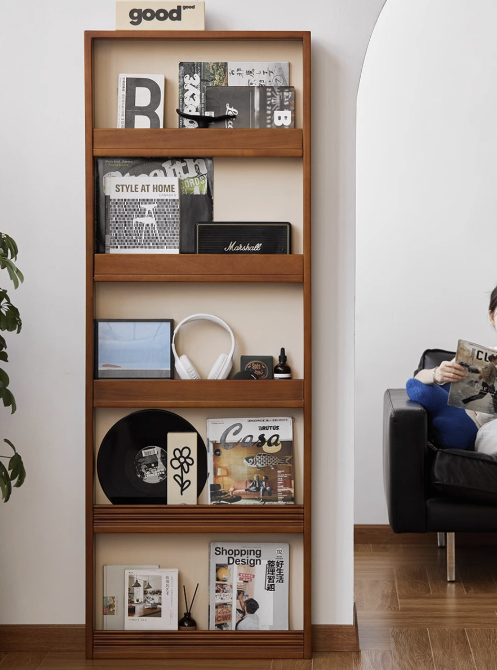 Solid Wood Super Slim Rack