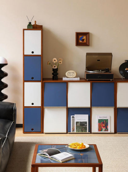Seis Super Slim Solid Wood Cabinet